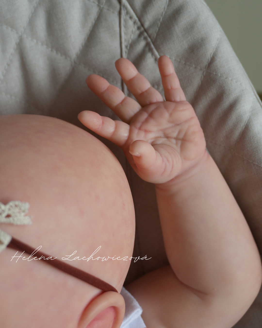 6 měsíční reborn miminko Easton - Michelle Fagan