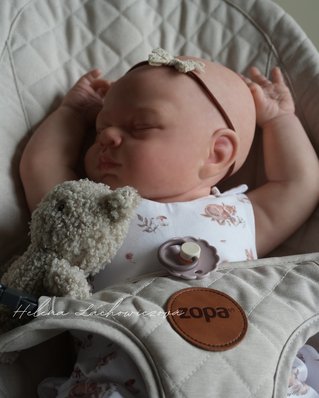 6 měsíční reborn miminko Easton - Michelle Fagan