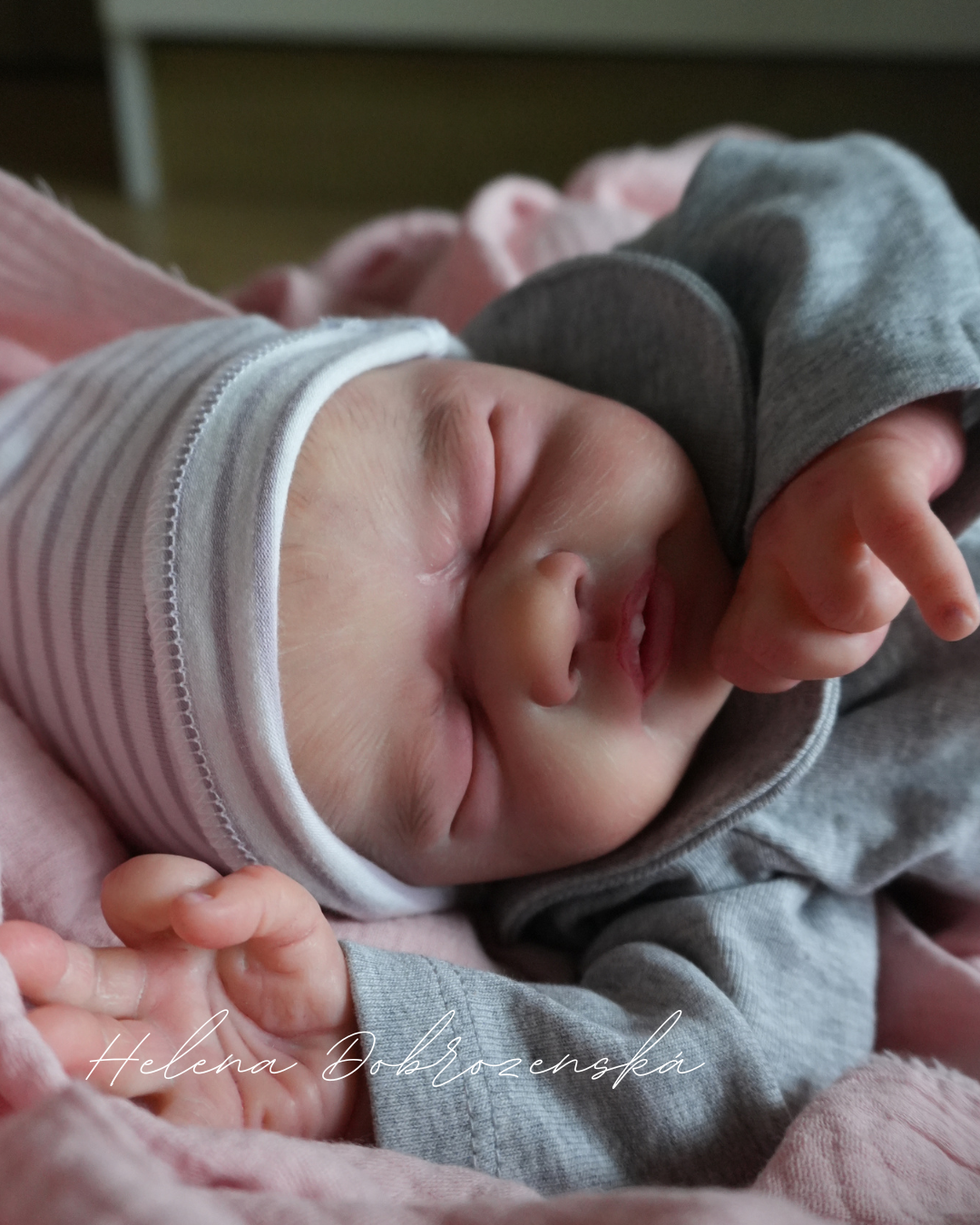 Reborn miminko před dokončením Evin - Elisa Marx 50 cm, cca 2000 g