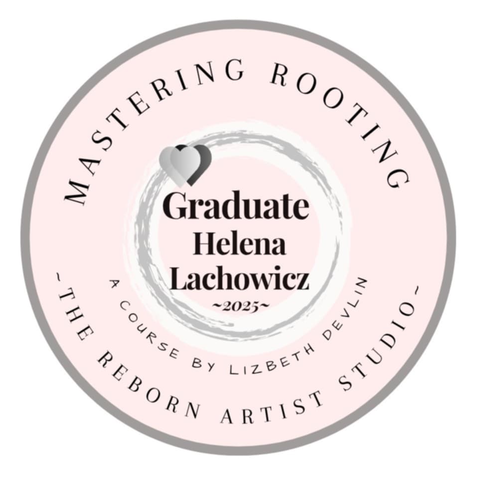 "Mastering rooting" kurz kořenění vlásků reborn miminkám dokončen s vyznamenáním!