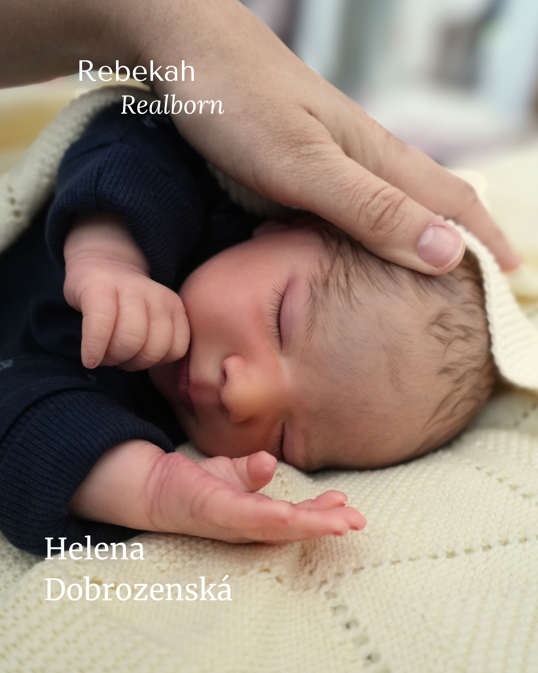 Reborn panenka jako kluk. Rebekah je nádherný model miminka, které sami pojmenujete.