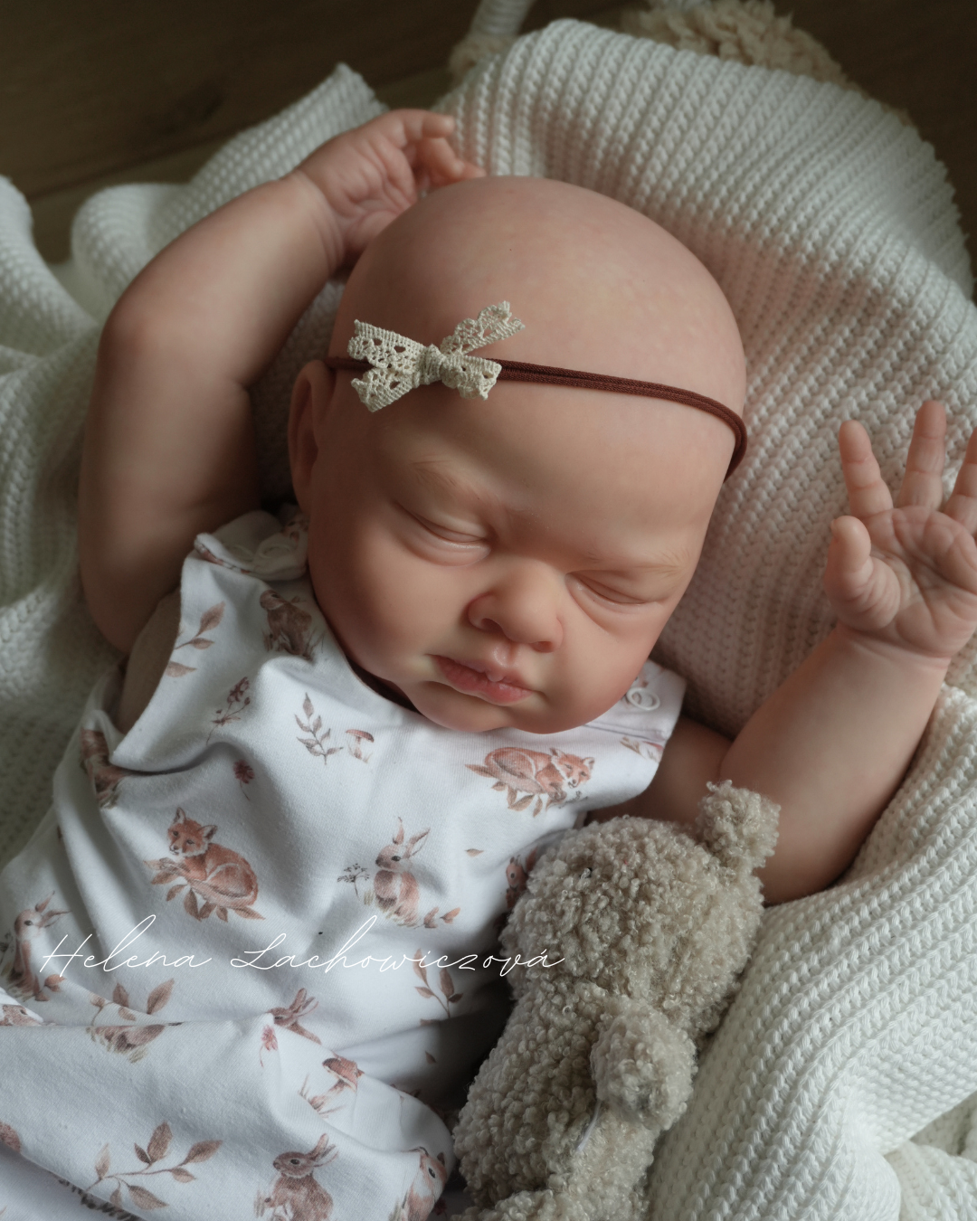 6 měsíční reborn miminko Easton - Michelle Fagan