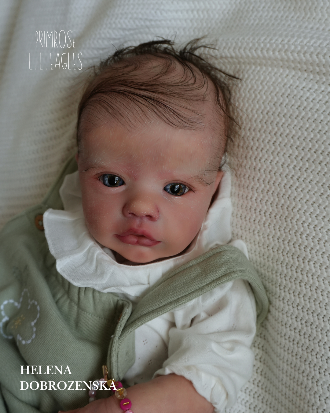 Nádherná reborn panenka Primrose s očima jako poměnky