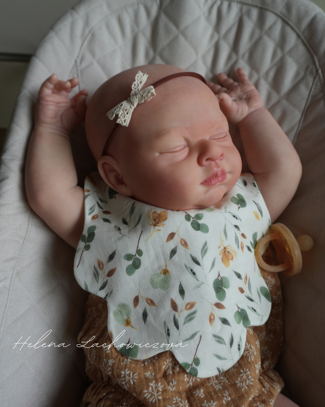 6 měsíční reborn miminko Easton - Michelle Fagan