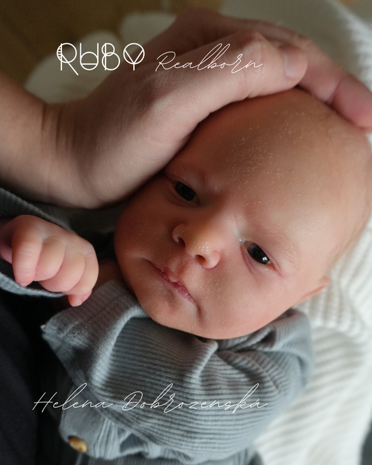 Kouzelné a jako živé reborn miminko z kitu Ruby /Realborn - 2280 g