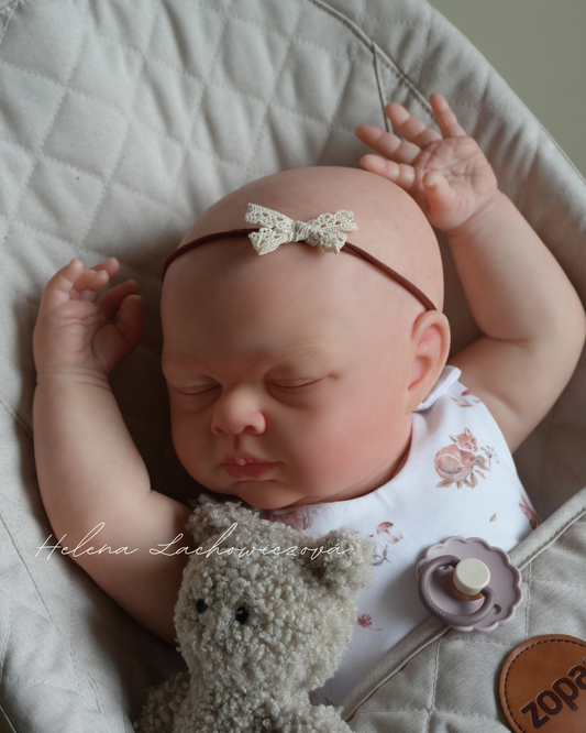 6 měsíční reborn miminko Easton - Michelle Fagan