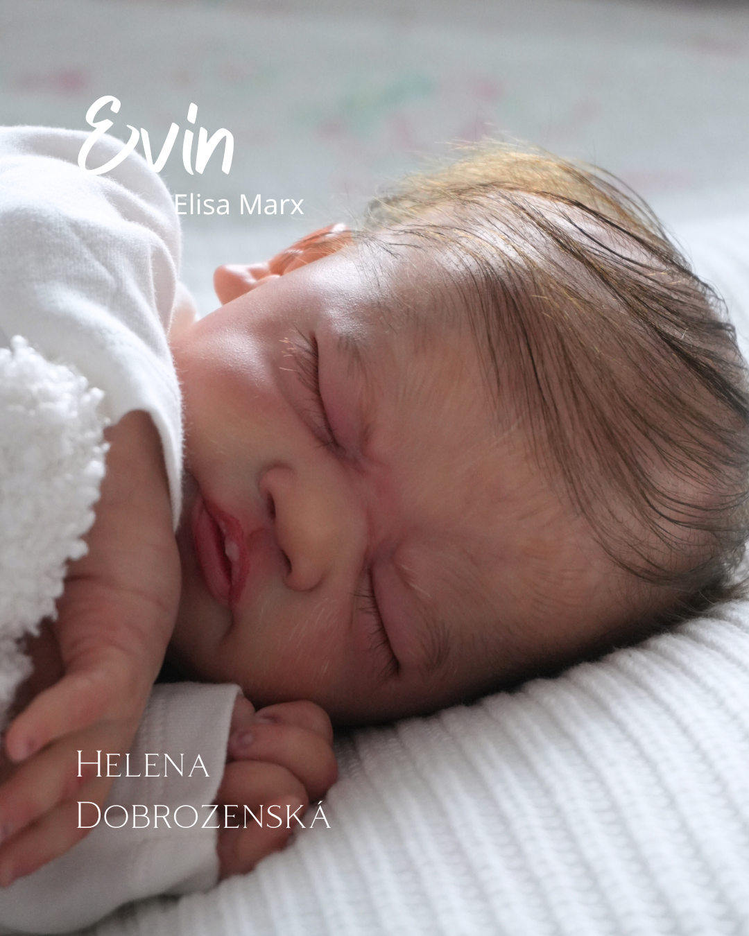 Reborn panenka / miminko Evin - na objednávku