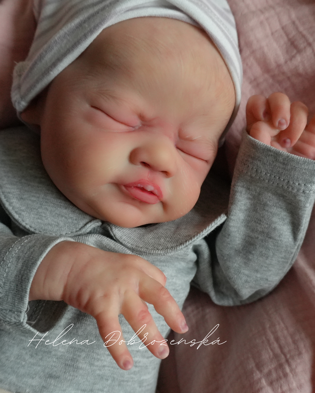 Reborn miminko před dokončením Evin - Elisa Marx 50 cm, cca 2000 g