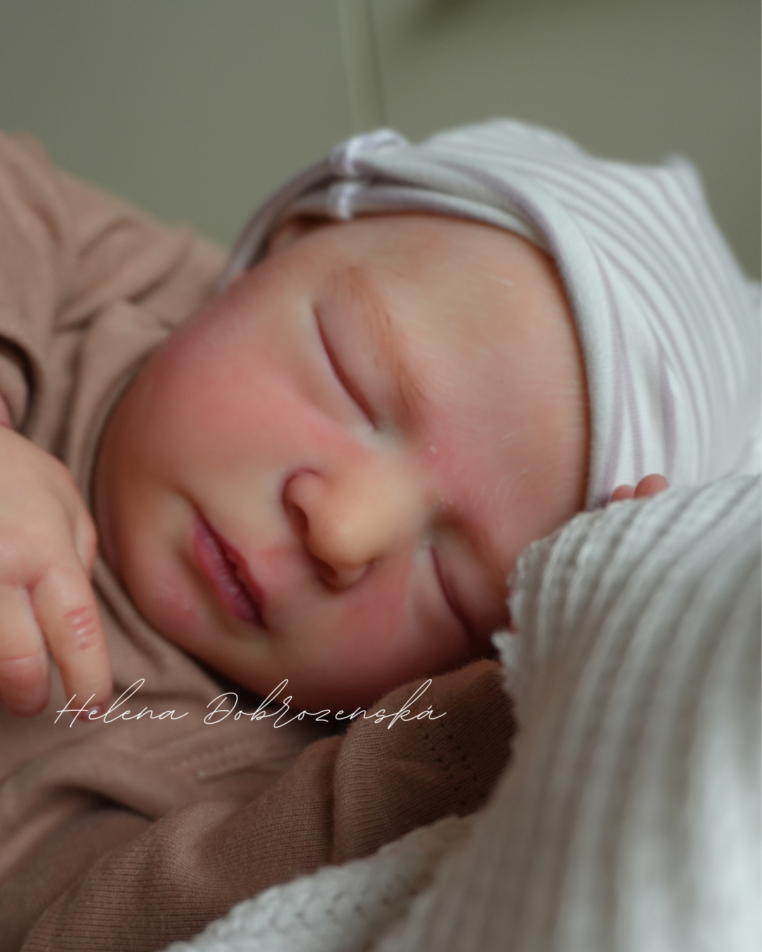 Reborn miminko z kitu Brittany Realborn před dokončením vlásků
