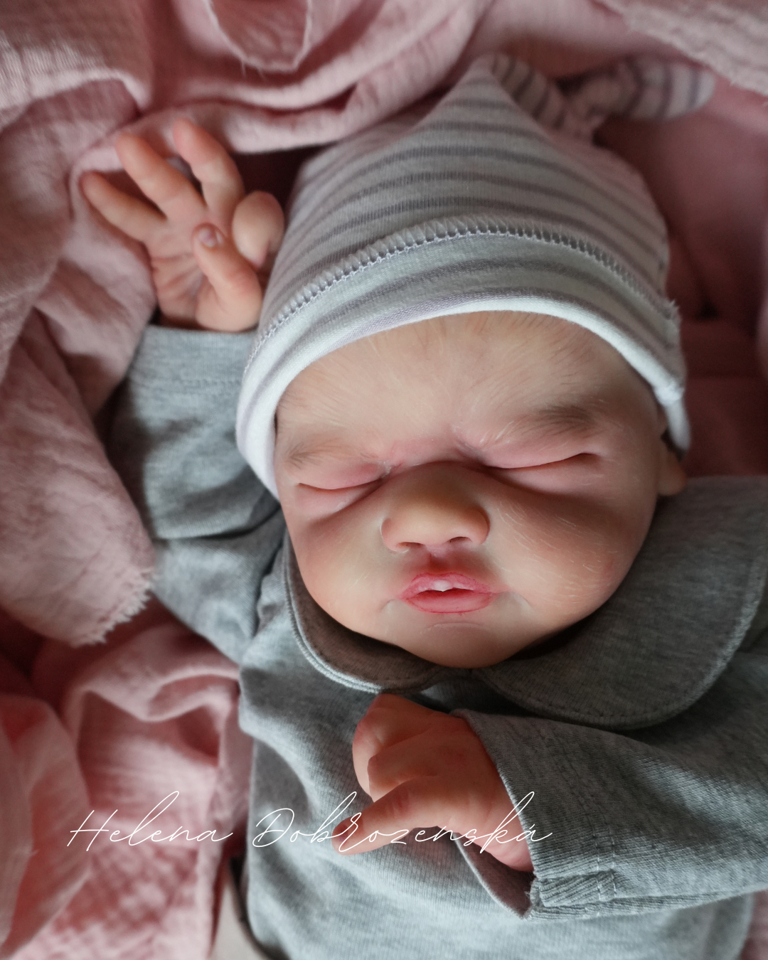 Reborn miminko před dokončením Evin - Elisa Marx 50 cm, cca 2000 g