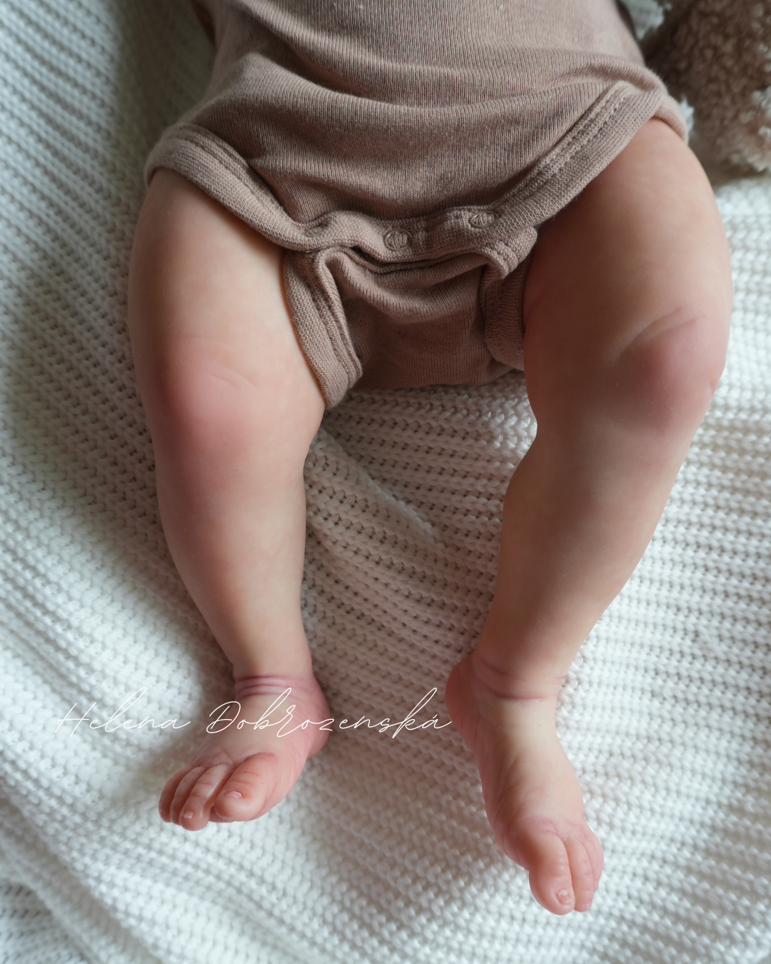 Reborn miminko z kitu Brittany Realborn před dokončením vlásků