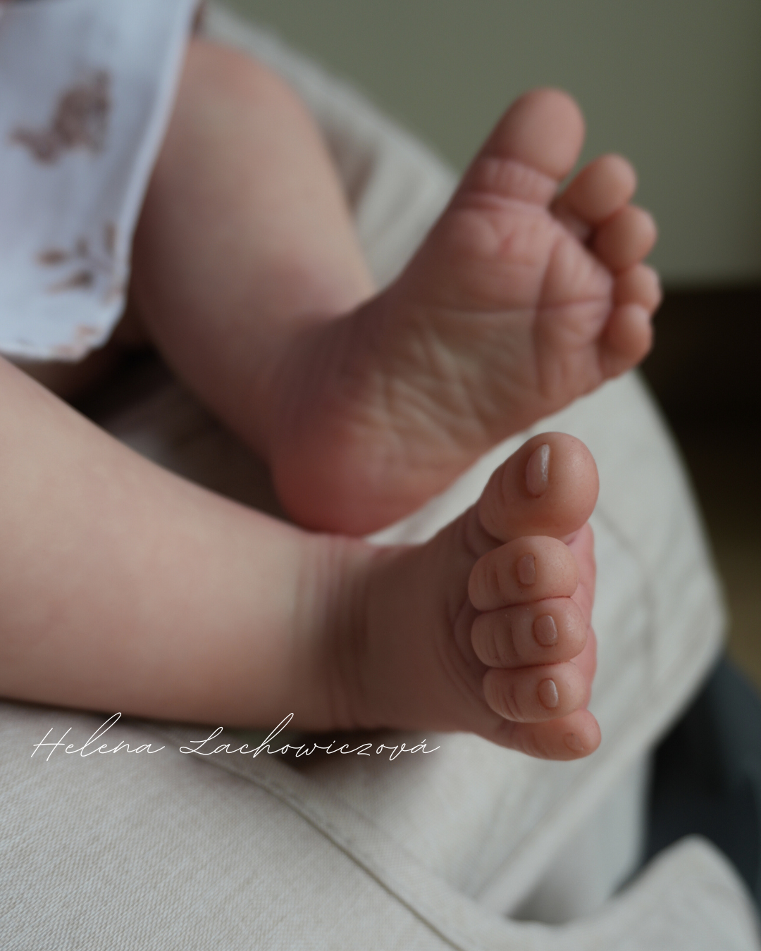6 měsíční reborn miminko Easton - Michelle Fagan