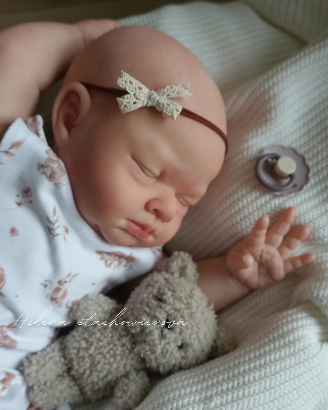 6 měsíční reborn miminko Easton - Michelle Fagan