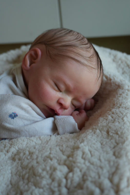 Roztomilé reborn miminko z kitu Milan - Melanie Gebhardt