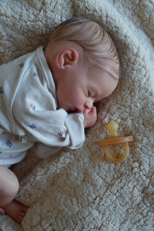 Roztomilé reborn miminko z kitu Milan - Melanie Gebhardt