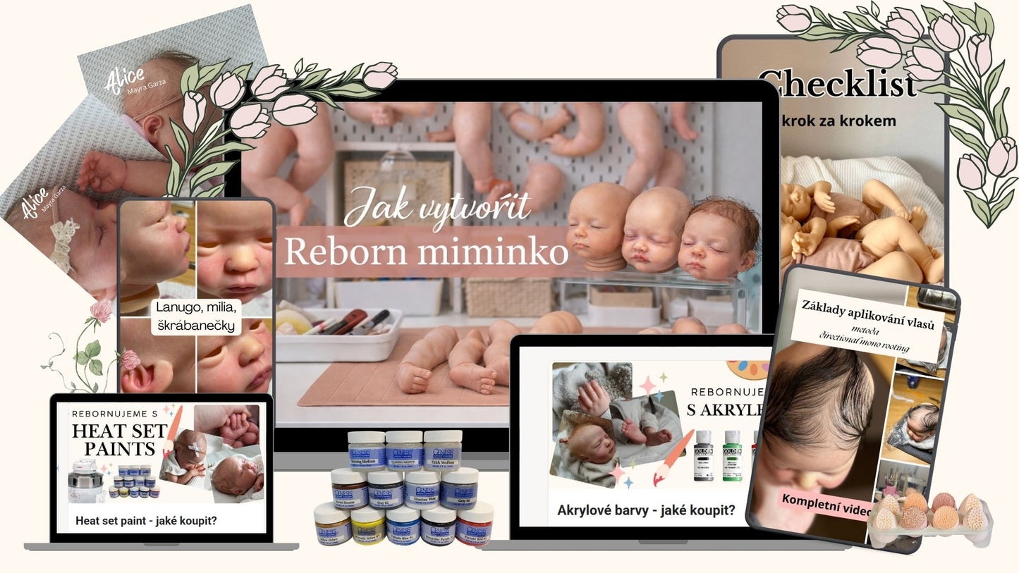 Členství v klubu "Jak vytvořit Reborn miminko" na měsíc