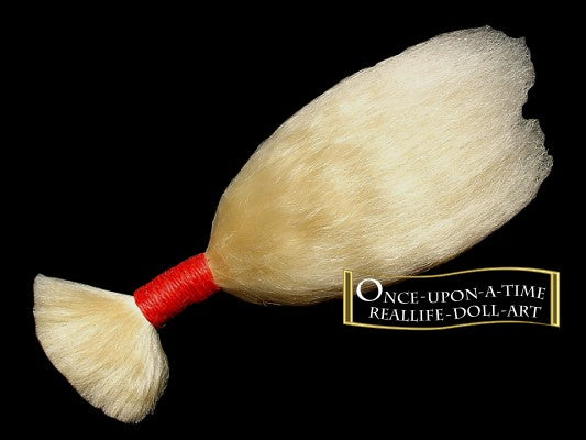 Hedvábný mohér – hladký (10 g) pro zakořeňování vlásků - blond